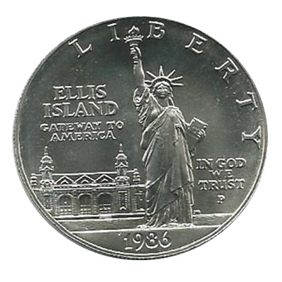 1986 Statue of Liberty Silver $1 (Capsule)